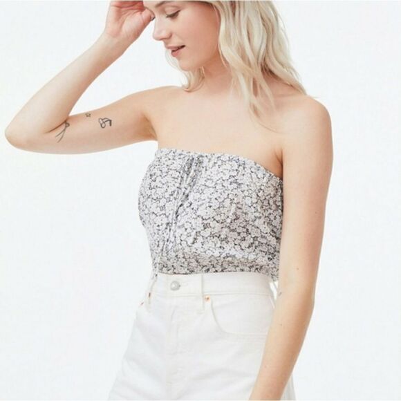 Volcom Bae Bae Doll Tube Top Sz M - Picture 2 of 12